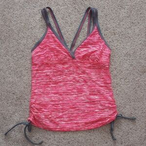 Free Country Pink Activewear / Bathing Suit Tank Top